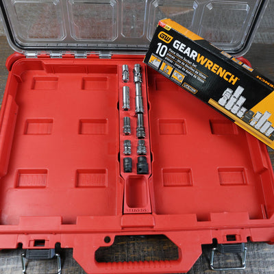 Custom STL File: Milwaukee Packout Low-Profile Organizer Center Section for Gearwrench 10mm Socket Set