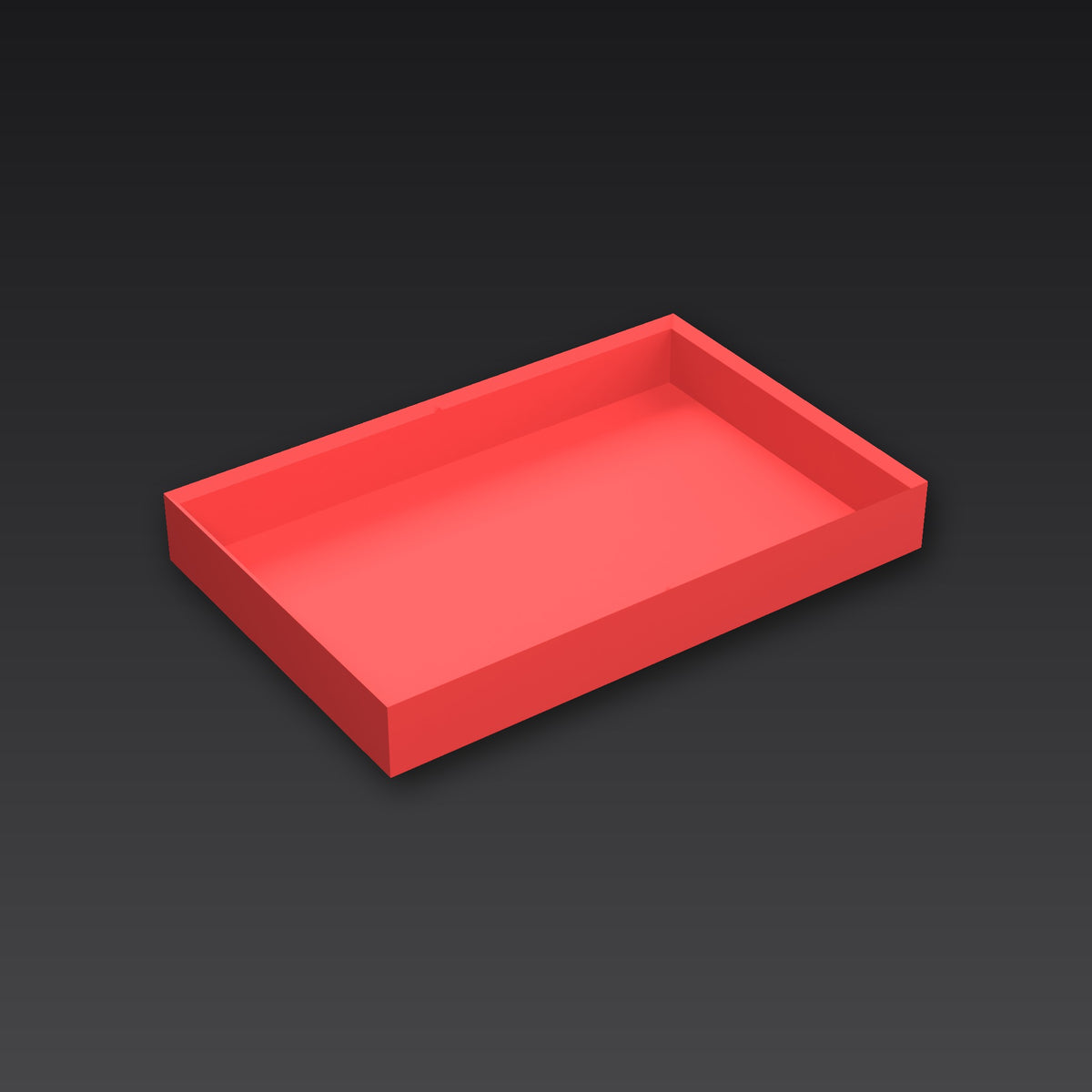 Spacer D: Packout deep organizer spacer and storage tray, render