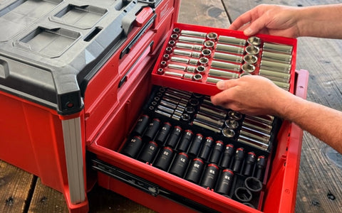 Two organizers stacked, nested