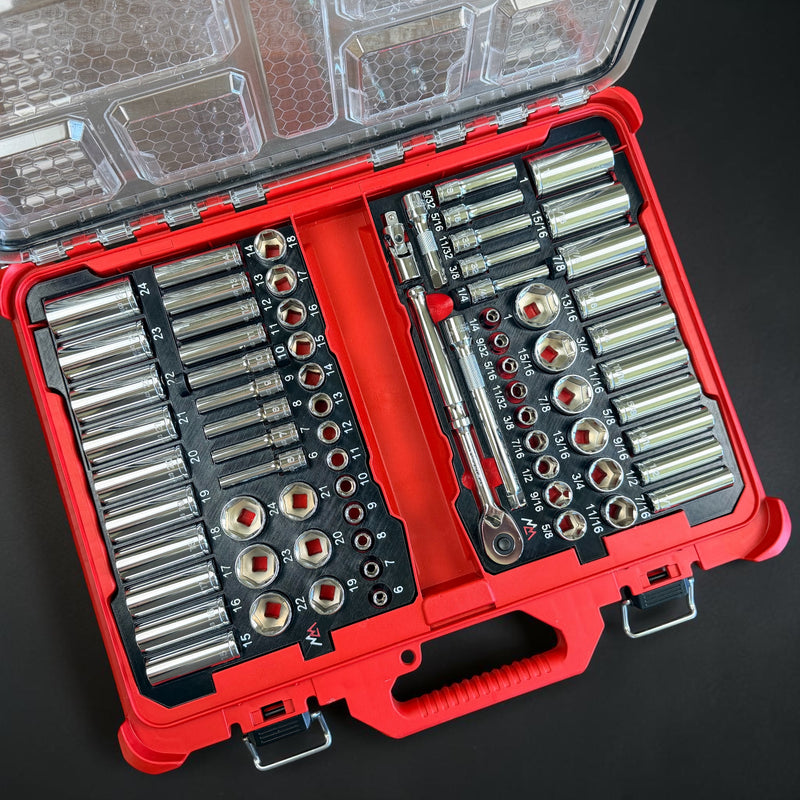 Tekton 3/8" Chrome SAE & Metric Complete Set