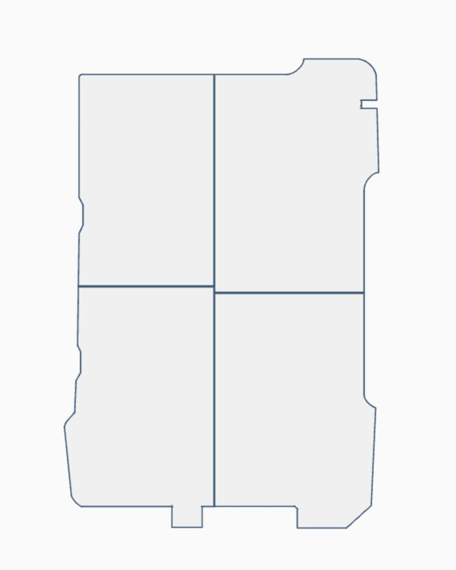 Custom STL File: Milwaukee Packout Low-Profile Organizer Insert RH