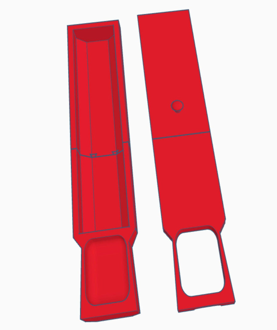 Custom STL File: Milwaukee Packout Low-Profile Organizer Center Blank Insert