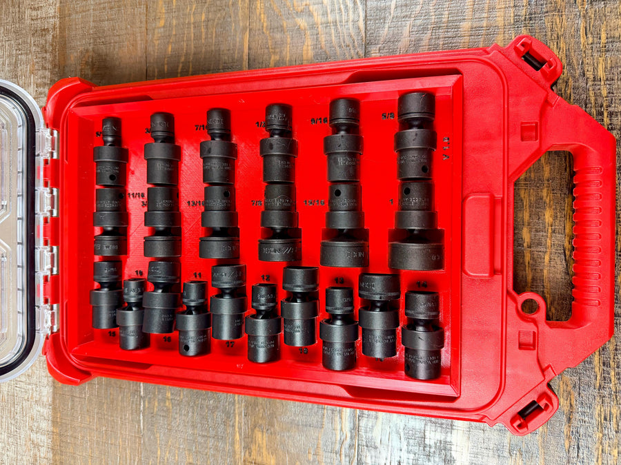 Milwaukee Packout Swivel Socket Organizer 3D Printed Icon 59745 59747 3/8 SAE Metric Impact Socket Tray Mechanic Gift