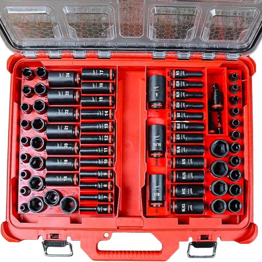 Milwaukee Impact Socket Organizer for Packout Low Profile, 3/8" Drive No-Skip