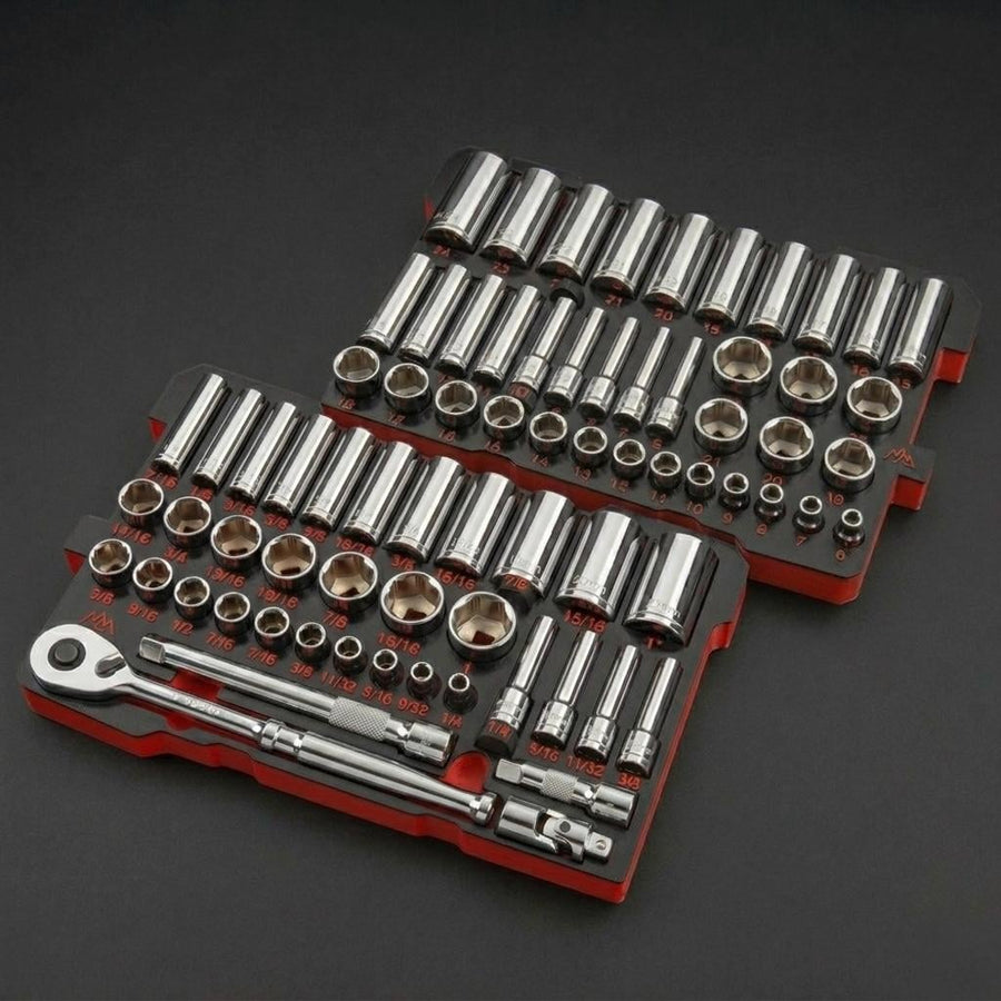 Milwaukee Packout Socket Organizer 3D Printed Tekton 3/8" SAE Metric Socket Tray Mechanic Gift