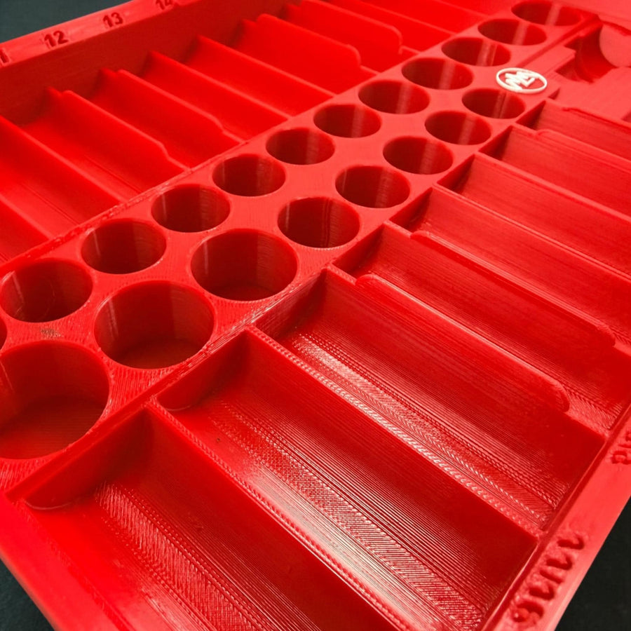 Milwaukee Packout Sunex 3342 3/8" SAE Metric Socket Organizer Tray 42-Piece Impact Mechanic Gift